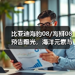 比亚迪海豹08/海狮08预告曝光，海洋元素与黑科技如何融合？（图1）
