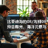 比亚迪海豹08/海狮08预告曝光，海洋元素与黑科技如何融合？（图4）
