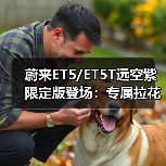 蔚来ET5/ET5T远空紫限定版登场：专属拉花+神秘色彩引期待（图2）
