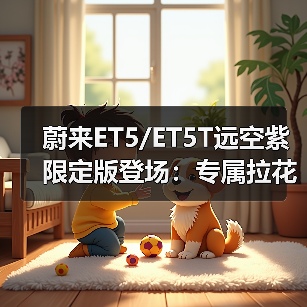 蔚来ET5/ET5T远空紫限定版登场：专属拉花+神秘色彩引期待（图4）