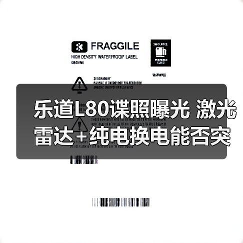 乐道L80谍照曝光 激光雷达+纯电换电能否突围？（图2）