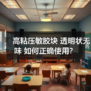 高粘压敏胶块 透明状无味 如何正确使用？（图4）