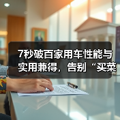 7秒破百家用车性能与实用兼得，告别“买菜车”标签（图3）