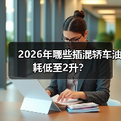 2026年哪些插混轿车油耗低至2升？（图1）