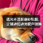 透光不透影磨砂贴膜，定制遮阳遮光窗户玻璃贴膜选对颜色规格更实用（图1）
