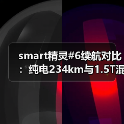 smart精灵#6续航对比：纯电234km与1.5T混动怎么选？（图4）