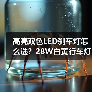 高亮双色LED刹车灯怎么选？28W白黄行车灯推荐（图4）