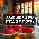大功率LED黄金光防雾灯汽车前雾灯 高亮度360度无阴影(图2) 大功率LED黄金光防雾灯汽车前雾灯 高亮度360度无阴影(图2)