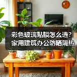 彩色玻璃贴膜怎么选？家用建筑办公防晒隔热新方案（图2）