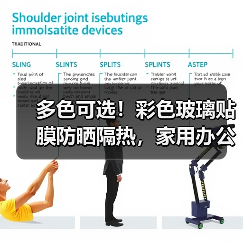 多色可选！彩色玻璃贴膜防晒隔热，家用办公高效解决方案（图1）