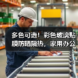 多色可选！彩色玻璃贴膜防晒隔热，家用办公高效解决方案（图4）
