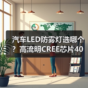 汽车LED防雾灯选哪个?高流明CREE芯片40W灯泡评测(图3) 汽车LED防雾灯选哪个?高流明CREE芯片40W灯泡评测(图3)