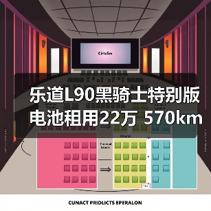 乐道L90黑骑士特别版电池租用22万 570km续航解析(图2) 乐道L90黑骑士特别版电池租用22万 570km续航解析(图2)