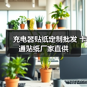 充电器贴纸定制批发 卡通贴纸厂家直供（图4）