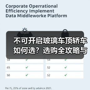 不可开启玻璃车顶轿车如何选？选购全攻略与市场解析（图4）