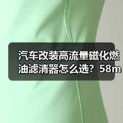 汽车改装高流量磁化燃油滤清器怎么选?58mm滤芯详解(图1) 汽车改装高流量磁化燃油滤清器怎么选?58mm滤芯详解(图1)