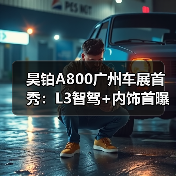 昊铂A800广州车展首秀：L3智驾+内饰首曝（图3）