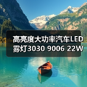 高亮度大功率汽车LED雾灯3030 9006 22W节能耐用（图3）