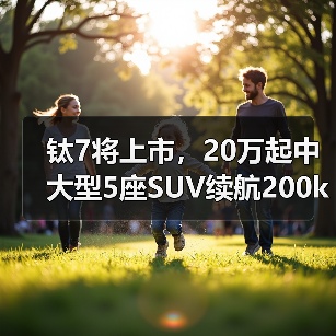 钛7将上市，20万起中大型5座SUV续航200km配置如何？（图2）