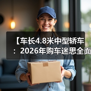 【车长4.8米中型轿车:2026年购车迷思全面破局】(图4) 【车长4.8米中型轿车:2026年购车迷思全面破局】(图4)