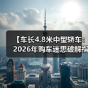 【车长4.8米中型轿车：2026年购车迷思破解指南】（图2）