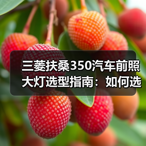 三菱扶桑350汽车前照大灯选型指南：如何选到合适的大灯？（图3）