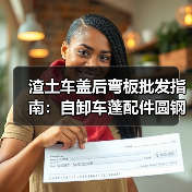 渣土车盖后弯板批发指南：自卸车蓬配件圆钢插杆后翻哪里买？（图1）