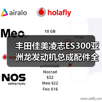 丰田佳美凌志ES300亚洲龙发动机总成配件全解析（图1）