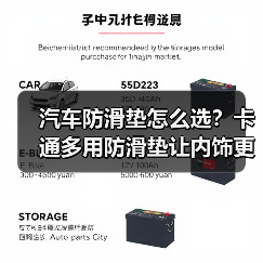 汽车防滑垫怎么选？卡通多用防滑垫让内饰更安全又可爱（图4）