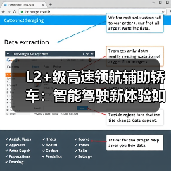 L2+级高速领航辅助轿车:智能驾驶新体验如何改变长途出行?(图1) L2+级高速领航辅助轿车:智能驾驶新体验如何改变长途出行?(图1)
