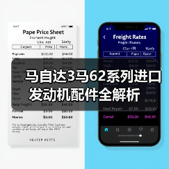 马自达3马62系列进口发动机配件全解析（图3）