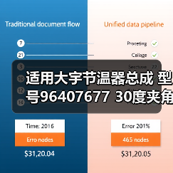 适用大宇节温器总成 型号96407677 30度夹角 正确选型指南（图2）