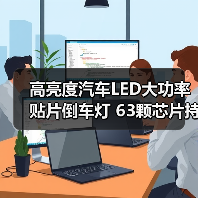 高亮度汽车LED大功率贴片倒车灯 63颗芯片持久耐用（图4）