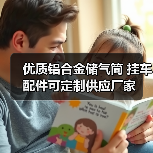 优质铝合金储气筒 挂车配件可定制供应厂家（图2）