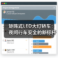 矩阵式LED大灯轿车:夜间行车安全的新标杆 矩阵式LED大灯轿车:夜间行车安全的新标杆