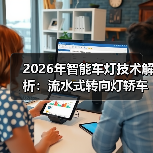 2026年智能车灯技术解析：流水式转向灯轿车如何引领驾驶革新