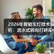 2026年智能车灯技术解析:流水式转向灯轿车如何引领驾驶革新(图2) 2026年智能车灯技术解析:流水式转向灯轿车如何引领驾驶革新(图2)