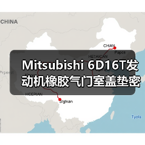 Mitsubishi 6D16T发动机橡胶气门室盖垫密封件选对关键（图3）