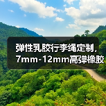 弹性乳胶行李绳定制，7mm-12mm高弹橡胶绳厂家（图2）