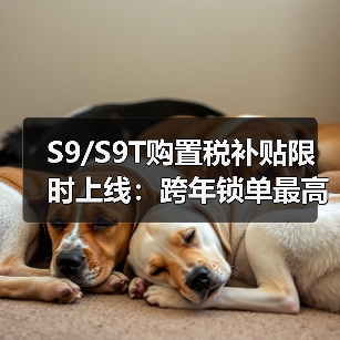 S9/S9T购置税补贴限时上线:跨年锁单最高补1.5万元(图2) S9/S9T购置税补贴限时上线:跨年锁单最高补1.5万元(图2)