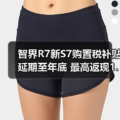 智界R7新S7购置税补贴延期至年底 最高返现1.5万元(图3) 智界R7新S7购置税补贴延期至年底 最高返现1.5万元(图3)