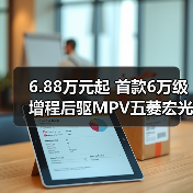 6.88万元起 首款6万级增程后驱MPV五菱宏光增程版上市(图1) 6.88万元起 首款6万级增程后驱MPV五菱宏光增程版上市(图1)
