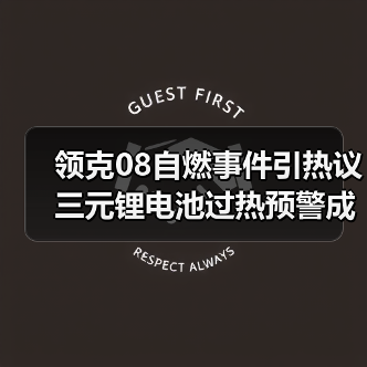 领克08自燃事件引热议 三元锂电池过热预警成焦点(图3) 领克08自燃事件引热议 三元锂电池过热预警成焦点(图3)