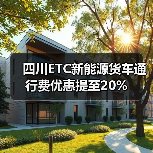 四川ETC新能源货车通行费优惠提至20%(图4) 四川ETC新能源货车通行费优惠提至20%(图4)