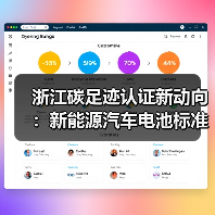 浙江碳足迹认证新动向:新能源汽车电池标准升级路径 浙江碳足迹认证新动向:新能源汽车电池标准升级路径