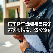 汽车新车选购与日常保养实用指南,这5招解决难题(图2) 汽车新车选购与日常保养实用指南,这5招解决难题(图2)