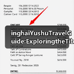 inghaiYushuTravelGuide:ExploringtheTibet