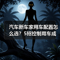 汽车新车家用车配置怎么选?5招控制用车成本省钱攻略(图1) 汽车新车家用车配置怎么选?5招控制用车成本省钱攻略(图1)