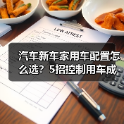 汽车新车家用车配置怎么选?5招控制用车成本省钱攻略(图4) 汽车新车家用车配置怎么选?5招控制用车成本省钱攻略(图4)