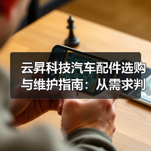 云昇科技汽车配件选购与维护指南：从需求判断到使用保养